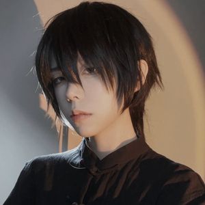 日系少年短发基佬毛假发男士cos日常韩版帅气短直发全头套式动漫