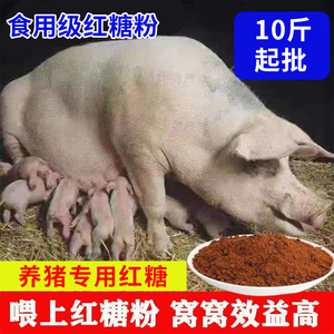 食用红糖粉20斤养猪牛羊鸡养殖红糖50斤批量发酵甘蔗畜牧食品级糖