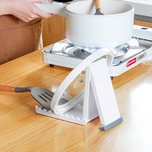 厨房台面放锅盖的架子锅铲架折叠大锅盖架托架神器置物架收纳支架