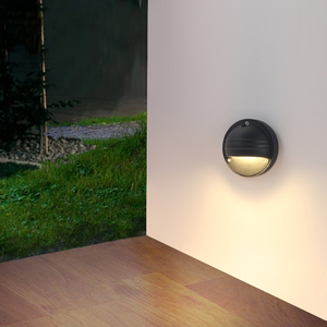 明装地脚灯射灯led灯户外防水楼梯踏步灯台阶灯家用过道墙角灯