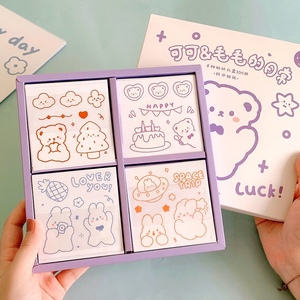 超级无敌可爱的卡通手帐小贴纸pet防水杯贴透明小仙女贴画