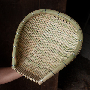 竹编筲箕簸箕竹篮竹筛农家手工金竹编筐晒盘厨房洗菜沥水装饰家用