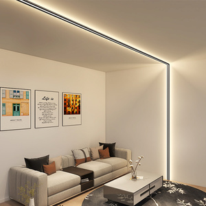 志杨客厅无主灯照明吸顶明装线条灯长条led线性简约免开槽线形灯