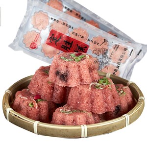 新市茶糕良中良肉糕方糕鲜肉糕湖州特产古镇健康营养早餐糕点心