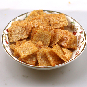 安徽皖南泾县特产云岭锅巴零食小吃油炸辣子52g大米锅巴整箱包邮