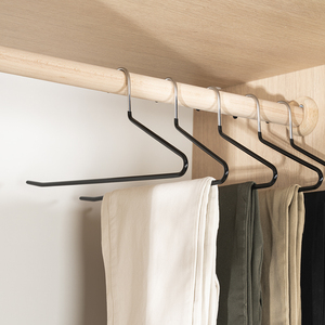 家用衣柜收纳神器鹅型裤架z形裤挂防滑无痕衣架晾晒裤子专用z裤夹