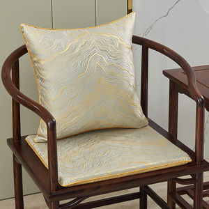 新中式轻奢红木椅子坐垫实木餐椅茶椅太师椅圈椅垫子秋冬新款定制