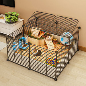 荷兰猪豚鼠兔子专用笼子饲养箱别墅小宠围栏超大自由豪华宠物用品
