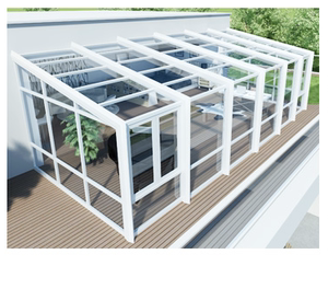 不违建移动折叠阳光房定制别墅阳台花园玻璃房折叠可拆卸伸缩露台