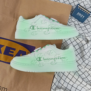 回力ow联名樱花小众空军一号低帮限量情侣板鞋春季新款小众爆改鞋