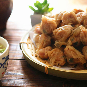 福建福州特产肉燕手工混沌太平燕皮扁食火锅食材肉丸子500g