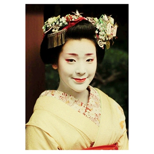 日本艺妓伎geisha海报大和浮世绘 京都江户幕府风俗画 d5a31a54