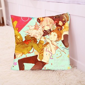 弹丸论破枕头抱枕周边雾切响子动漫画黑白熊同款狛枝凪斗坐靠垫