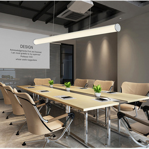 轻宅旗舰店天猫360度通体全发光led圆灯管吊线长条定制亚克力办公室