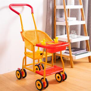 凉椅童车手推藤条神器4小孩简易竹腾椅婴儿手推车宝宝儿童折叠