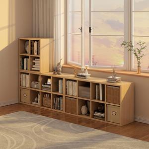 落地柜矮柜简约家用客厅阳台长储物收纳置物架卧室地柜飘窗柜子