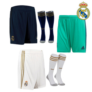 皇马球裤19-20皇家马德里主场客场足球裤训练运动短裤球袜7号c罗