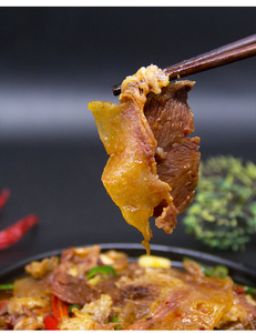 干锅带皮牛肉黄牛肉真空袋装酒店饭店用特色湘菜半成品菜冷冻食材