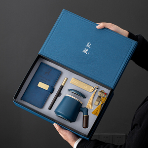 送客户实用创意国潮高档商务伴手礼盒公司会议活动小礼品定制logo