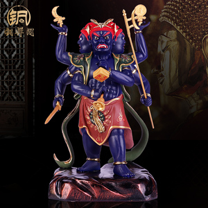 16寸太岁统领殷元帅神像树脂地司殷大天君道教佛像殷郊供奉摆件