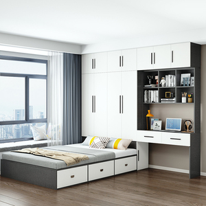 高低床书桌衣柜