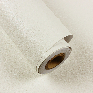 米白色仿硅藻泥墙纸自粘服装店卧室温馨背景墙颗粒壁纸加厚防水