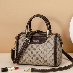 圣大保罗新款女包复古老花单肩包枕头包包女式斜挎手提包波士顿包