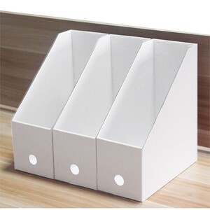 办公用品档案收纳盒收纳文件架文件夹框 瓦楞纸桌面收纳盒文件栏