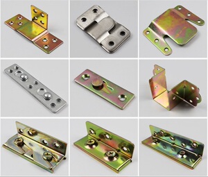 五金配件固定卡扣连接件扣件u型子母家用衣柜加厚床上的床头实木