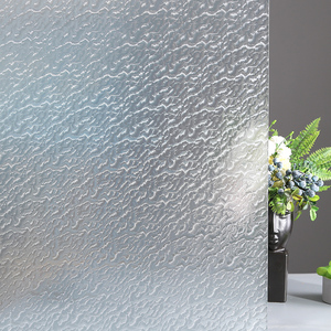 水波纹窗户玻璃贴纸防走光磨砂卧室防窥视透光不透明浴室门窗花纸