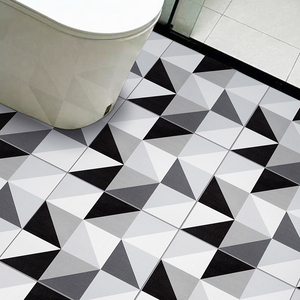 卫生间防水地贴地板贴自粘地面翻新浴室防滑厕所洗手间瓷砖专用纸