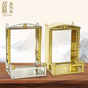 神位牌放香炉的不锈钢架子供台壁挂式司命灶君厨房家用地主神位架