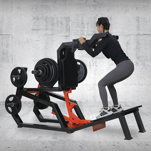哈克深蹲机训练器健身房商用悍马v型腿部深蹲翘臀机专用臀腿器械