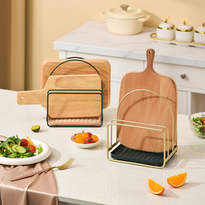 切菜板放置架砧板架案板菜板架子家用粘板收纳支架置物架厨房台面