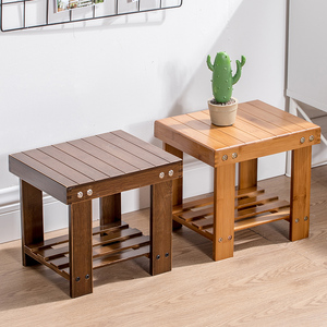 木质小板凳家用结实耐用客厅实木凳子儿童小凳子矮凳学生小竹凳
