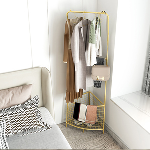 好脉家居旗舰店天猫落地衣帽架简易衣架主卧转角放衣架房间挂衣服的