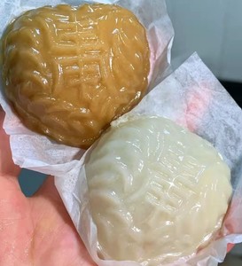 l聚香福寿桃籺q弹糯米糍粑零食冰皮糍粑寿桃糕点糯米点心小吃早餐