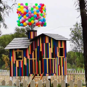 气球飞屋空中小木屋景区大型网红游乐网红项目拍照打卡户外摆件