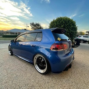 大众高尔夫6gti r20改装尾翼碳纤维顶翼osir大尾翼专用扰流版定风