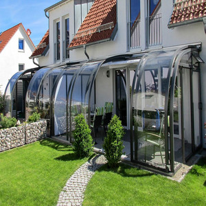 金凯盾移动阳光房定制别墅阳台阳光棚花园玻璃房折叠伸缩露台电动