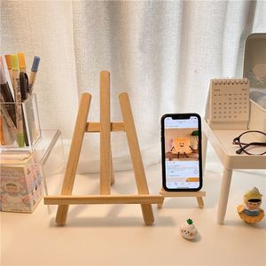 吴奶思推荐~韩国ins同款木质ipad手机桌面支架书桌折叠式三角支架