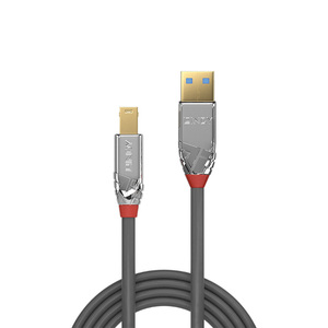 德国LINDY Cromo系列USB3.0数据线A公对B公高速打印机硬盘方口线