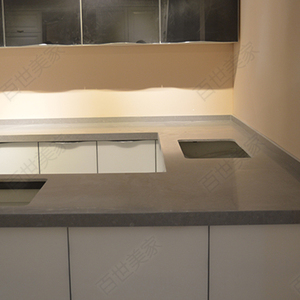 苏州好得家 百世美家 厨房橱柜台面 花纹板石英石台面 定金