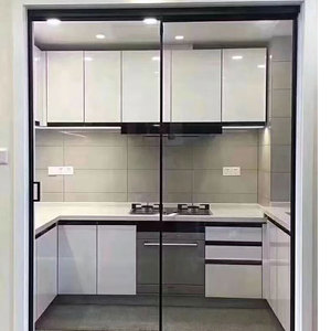 家居淘宝苏州订制衣柜移门百叶移门阳台中空门厨房推拉门0人付款150