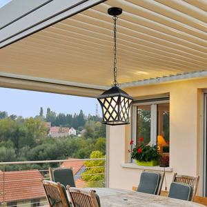 欧式户外吊灯防水别墅花园庭院灯室外葡萄架凉过道走廊花廊架顶灯