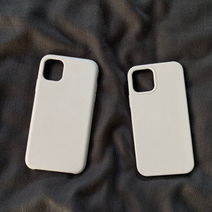 纯白色液态硅胶iphone11手机壳12pro防摔8plus苹果12mini保护套纯色7