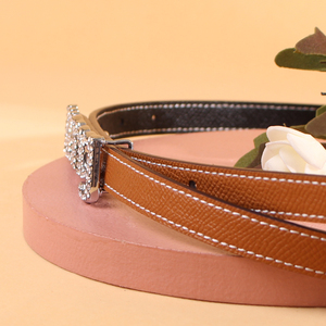 同款货源hnzal淘宝2021款金路达正品男士牛皮皮带  自动扣真皮