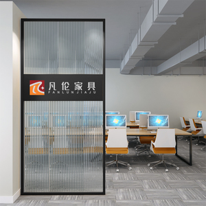 办公室屏风隔断玻璃墙定制-淘宝拼多多热销办公室屏风隔断玻璃墙定制