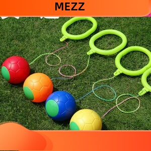 儿童大号水晶球跳跳球球幼儿园弹力带绳球类玩具