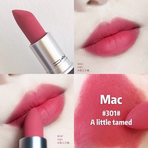 mac尤雾弹魅可雾面哑光磨砂口红301a little tamed烟粉玫瑰豆沙色